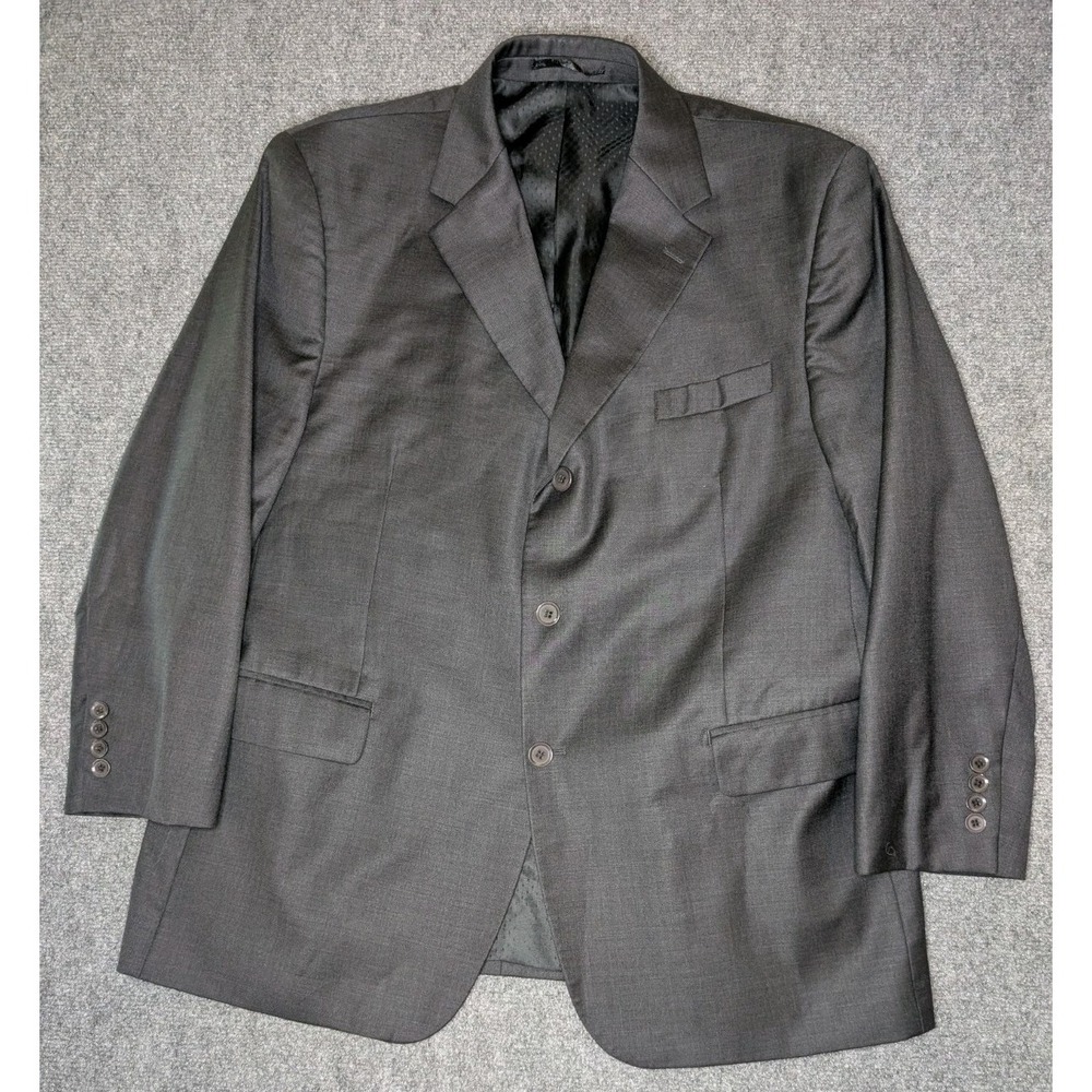 Mantoni 44S Short Gray Super 140s Wool Mens Blazer Sport‎ Coat Suit Jacket